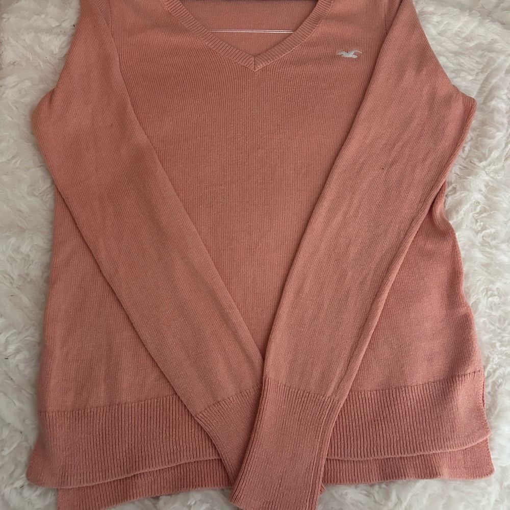 Hollister Pullover Sweater| Peach| Size Small